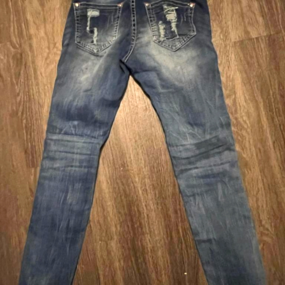 Grace in LA size 26 stressed wash jeans